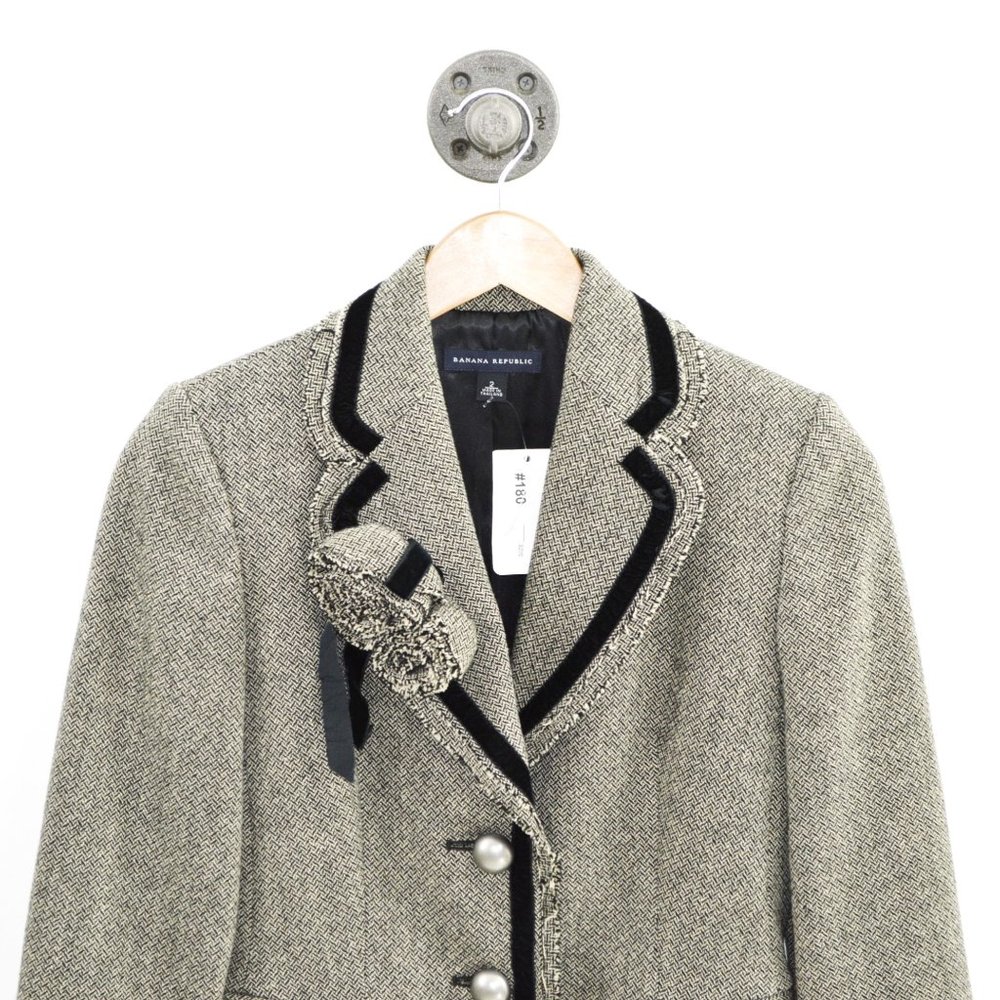 Banana Republic Wool Blazer #180-37 - Picture 2 of 3